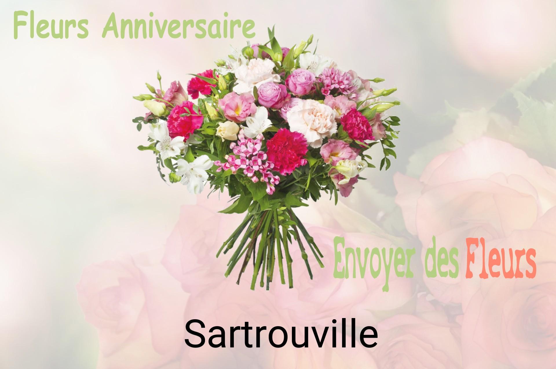 Bouquet de fleurs d’anniversaire livré à Sartrouville