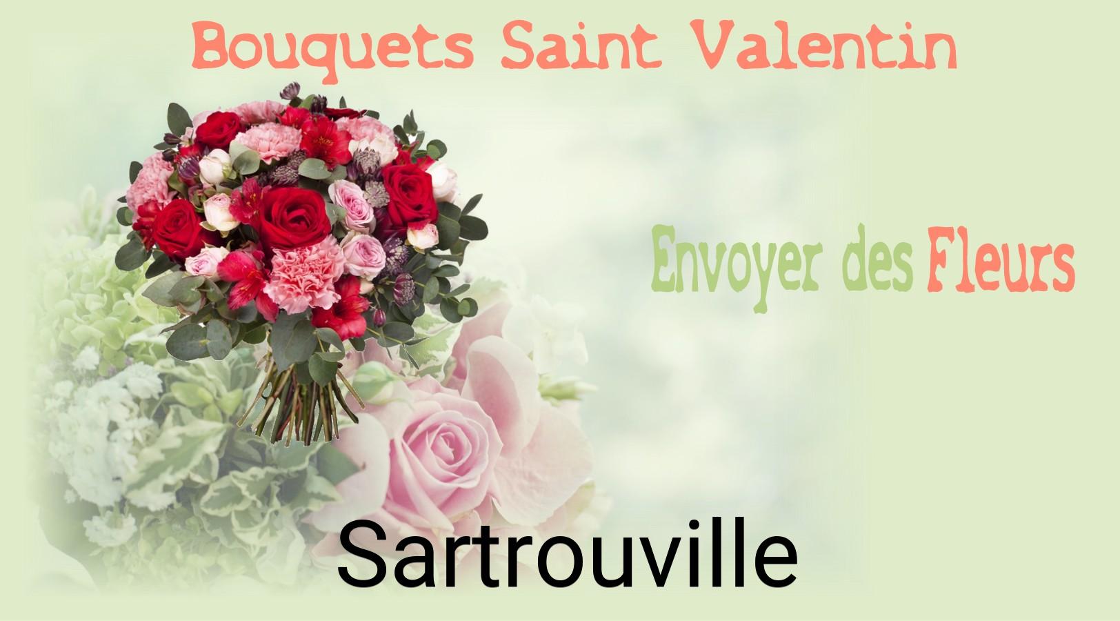 Roses de Saint-Valentin livrées à Sartrouville